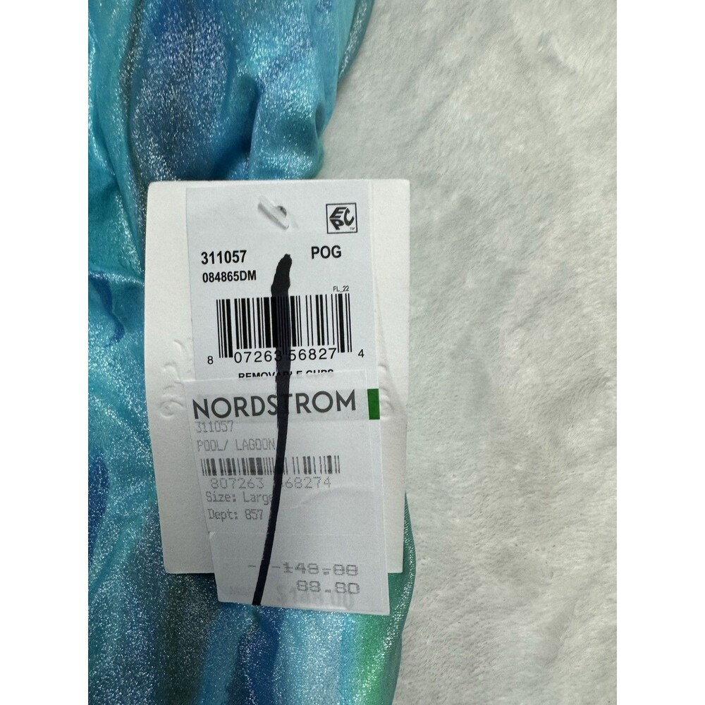 NWT BECCA Standard Solar Energy 1pc Swimsuit Pool Lagoon Size Large $149 MSRP - Picture 6 of 8